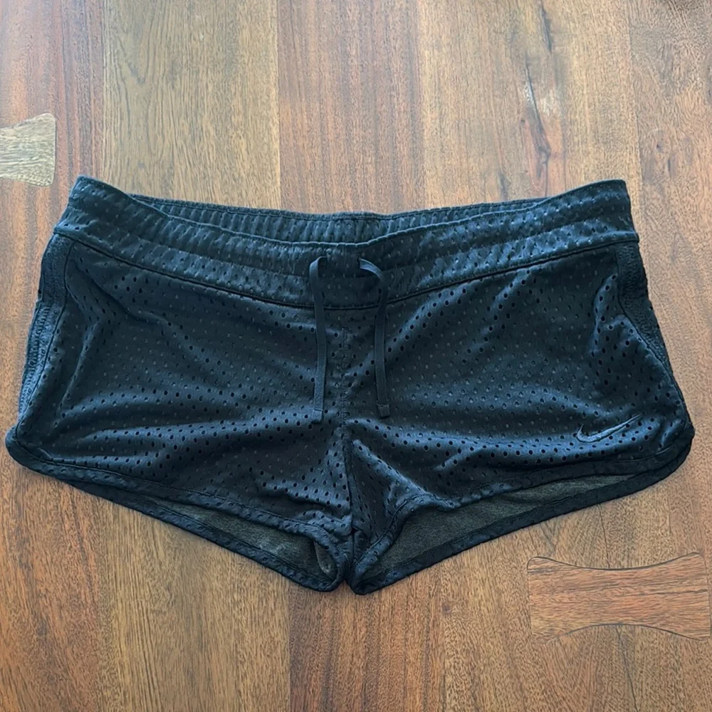 Nike Women's Athletic Shorts - Red, Black, Green - Picture 11 of 16